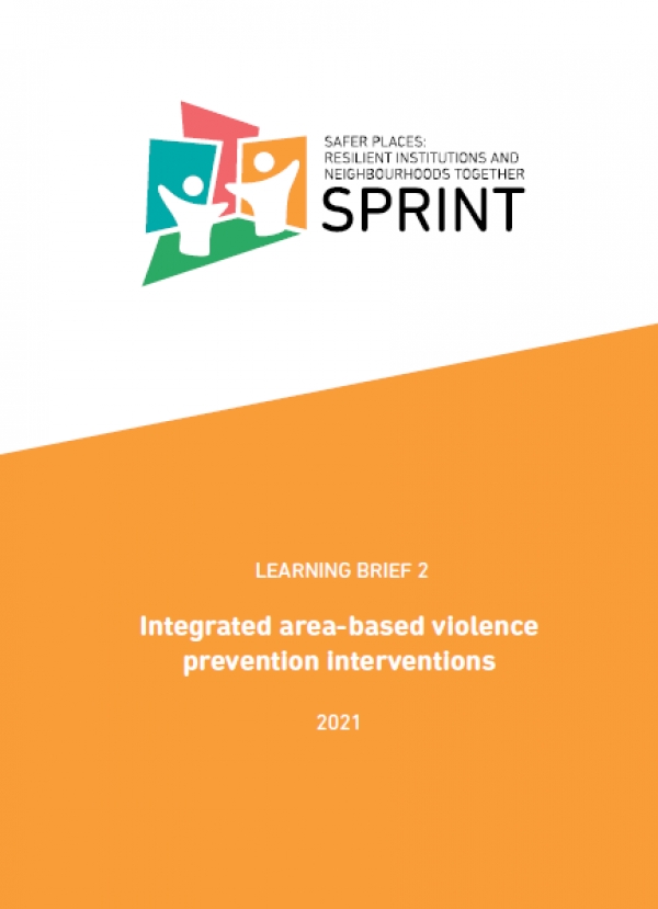 What is integrated area-based violence and crime prevention (VCP) and examples of VCP practices